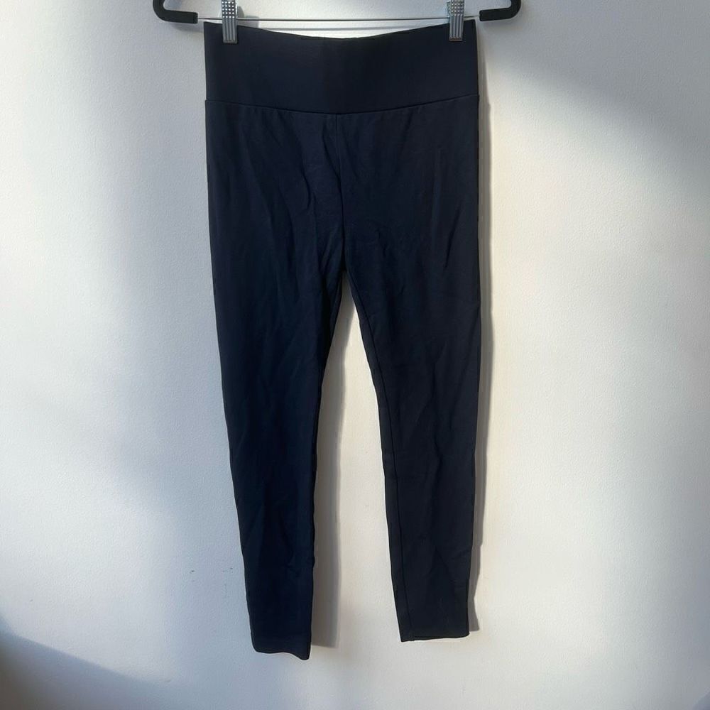 Lou & Grey For Loft Womens Trouser High Rise Seamless Legging Navy Size Small NW
